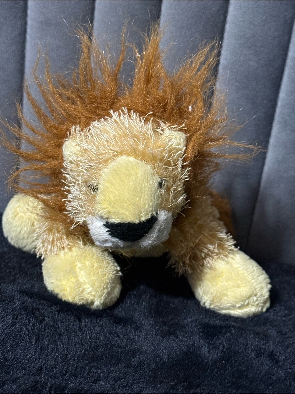 💖4/$25-Ganz Webkinz Lion Plush Stuffed Animal Brown Mane Small Plush Toy